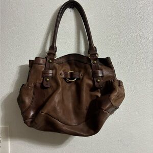 Pelle Studio Buttery Brown Leather Slouchy Bag